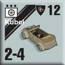 Panzer Grenadier Headquarters Library Unit: Germany Grossdeutschland Division Kubel for Panzer Grenadier game series