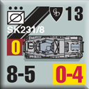 Panzer Grenadier Headquarters Library Unit: Germany Grossdeutschland Division SdKfz-231/8 for Panzer Grenadier game series