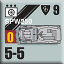 Panzer Grenadier Headquarters Library Unit: Germany Grossdeutschland Division SPW-250 for Panzer Grenadier game series