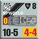 Panzer Grenadier Headquarters Library Unit: Germany Grossdeutschland Division SPW-251/9 for Panzer Grenadier game series