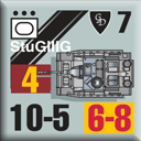 Panzer Grenadier Headquarters Library Unit: Germany Grossdeutschland Division StuGIIIG for Panzer Grenadier game series