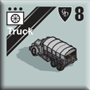 Panzer Grenadier Headquarters Library Unit: Germany Grossdeutschland Division Truck for Panzer Grenadier game series