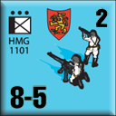 Panzer Grenadier Headquarters Library Unit: Finland Army HMG for Panzer Grenadier game series