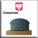 Panzer Grenadier Headquarters Library Unit: Poland Wojska Lądowe Casemate for Panzer Grenadier game series