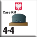 Panzer Grenadier Headquarters Library Unit: Poland Wojska Lądowe Casemate for Panzer Grenadier game series