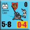 Panzer Grenadier Headquarters Library Unit: Finland Army 20mm for Panzer Grenadier game series