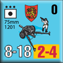 Panzer Grenadier Headquarters Library Unit: Finland Army 75mm for Panzer Grenadier game series