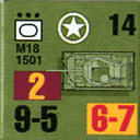 Panzer Grenadier Headquarters Library Unit: United States Army M18 for Panzer Grenadier game series