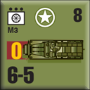 Panzer Grenadier Headquarters Library Unit: United States Army M3 for Panzer Grenadier game series