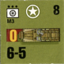 Panzer Grenadier Headquarters Library Unit: United States Army M3 for Panzer Grenadier game series