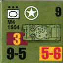 Panzer Grenadier Headquarters Library Unit: United States Army M4 for Panzer Grenadier game series