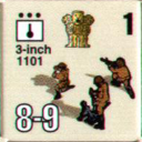 Panzer Grenadier Headquarters Library Unit: India Army 3 Inch for Panzer Grenadier game series