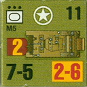 Panzer Grenadier Headquarters Library Unit: United States Army M5 for Panzer Grenadier game series