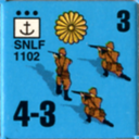 Panzer Grenadier Headquarters Library Unit: Japan Imperial Japanese Navy SNLF for Panzer Grenadier game series