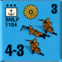 Panzer Grenadier Headquarters Library Unit: Japan Imperial Japanese Navy SNLF for Panzer Grenadier game series