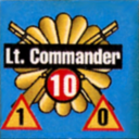 Panzer Grenadier Headquarters Library Unit: Japan Imperial Japanese Navy Lt. Commander for Panzer Grenadier game series