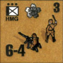Panzer Grenadier Headquarters Library Unit: Japan Imperial Japanese Army HMG for Panzer Grenadier game series