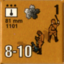 Panzer Grenadier Headquarters Library Unit: Japan Imperial Japanese Army 81mm for Panzer Grenadier game series