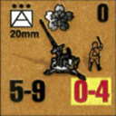 Panzer Grenadier Headquarters Library Unit: Japan Imperial Japanese Army 20mm for Panzer Grenadier game series