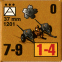 Panzer Grenadier Headquarters Library Unit: Japan Imperial Japanese Army 37mm AA for Panzer Grenadier game series