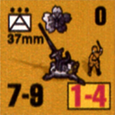Panzer Grenadier Headquarters Library Unit: Japan Imperial Japanese Army 37mm AA for Panzer Grenadier game series