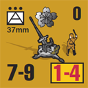 Panzer Grenadier Headquarters Library Unit: Japan Imperial Japanese Army 37mm AA for Panzer Grenadier game series