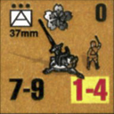 Panzer Grenadier Headquarters Library Unit: Japan Imperial Japanese Army 37mm AA for Panzer Grenadier game series