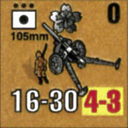 Panzer Grenadier Headquarters Library Unit: Japan Imperial Japanese Army 105mm for Panzer Grenadier game series