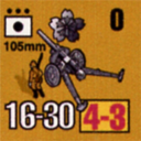 Panzer Grenadier Headquarters Library Unit: Japan Imperial Japanese Army 105mm for Panzer Grenadier game series