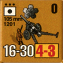 Panzer Grenadier Headquarters Library Unit: Japan Imperial Japanese Army 105mm for Panzer Grenadier game series