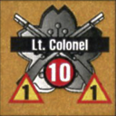 Panzer Grenadier Headquarters Library Unit: Japan Imperial Japanese Army Lt. Colonel for Panzer Grenadier game series
