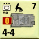 Panzer Grenadier Headquarters Library Unit: Lithuania Army V-4t for Panzer Grenadier game series