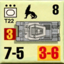 Panzer Grenadier Headquarters Library Unit: Lithuania Army T-22 for Panzer Grenadier game series