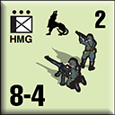 Panzer Grenadier Headquarters Library Unit: Lithuania Army HMG for Panzer Grenadier game series