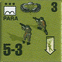 Panzer Grenadier Headquarters Library Unit: United States Airborne PARA for Panzer Grenadier game series