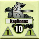 Panzer Grenadier Headquarters Library Unit: Lithuania Army Kapitonas for Panzer Grenadier game series