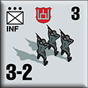 Panzer Grenadier Headquarters Library Unit: Lithuania Defense Force INF for Panzer Grenadier game series
