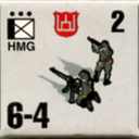 Panzer Grenadier Headquarters Library Unit: Lithuania Defense Force HMG for Panzer Grenadier game series