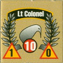 Panzer Grenadier Headquarters Library Unit: New Zealand New Zealand Army Lt. Colonel for Panzer Grenadier game series