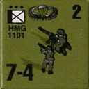 Panzer Grenadier Headquarters Library Unit: United States Airborne PARA-HMG for Panzer Grenadier game series