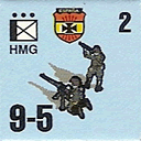 Panzer Grenadier Headquarters Library Unit: Spain Army HMG for Panzer Grenadier game series