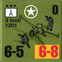 Panzer Grenadier Headquarters Library Unit: United States Army 3 inch for Panzer Grenadier game series