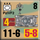 Panzer Grenadier Headquarters Library Unit: Germany Heer PzIVF2 for Panzer Grenadier game series
