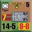 Panzer Grenadier Headquarters Library Unit: Germany Schutzstaffel Tiger for Panzer Grenadier game series