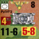 Panzer Grenadier Headquarters Library Unit: Germany Schutzstaffel PzIVf2 for Panzer Grenadier game series