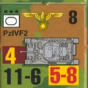 Panzer Grenadier Headquarters Library Unit: Germany Schutzstaffel PzIVf2 for Panzer Grenadier game series
