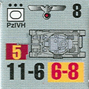Panzer Grenadier Headquarters Library Unit: Germany Heer PzIVH for Panzer Grenadier game series