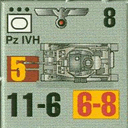Panzer Grenadier Headquarters Library Unit: Germany Heer PzIVH for Panzer Grenadier game series