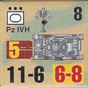 Panzer Grenadier Headquarters Library Unit: Germany Heer PzIVH for Panzer Grenadier game series