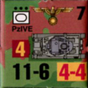 Panzer Grenadier Headquarters Library Unit: Germany Schutzstaffel PzIVe for Panzer Grenadier game series